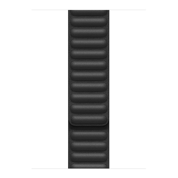 Microsonic Apple Watch Ultra Kordon Leather Link Band Siyah 1
