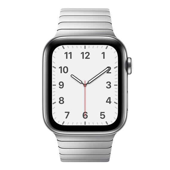 Microsonic Apple Watch Series 5 40mm Kordon Link Bracelet Band Gümüş 3