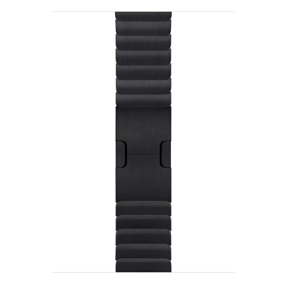 Microsonic Apple Watch SE 2022 44mm Kordon Link Bracelet Band Siyah 1