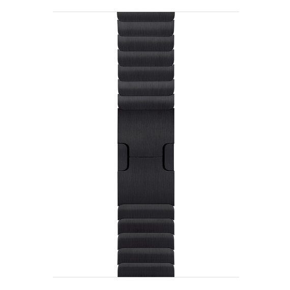 Microsonic Apple Watch Series 9 45mm Kordon Link Bracelet Band Siyah 1