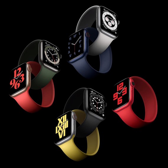 Microsonic Apple Watch Series 9 41mm Kordon Medium Size 145mm New Solo Loop Kırmızı 4