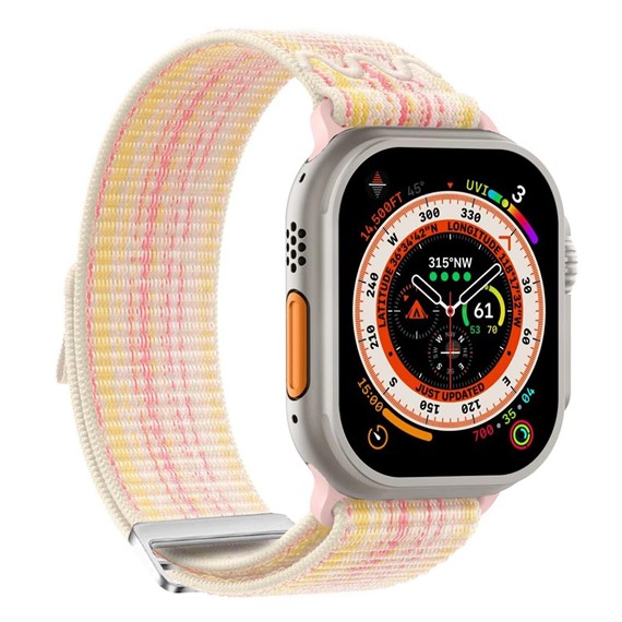 Microsonic Apple Watch SE 2022 40mm Kordon Terra Strand Pembe 1