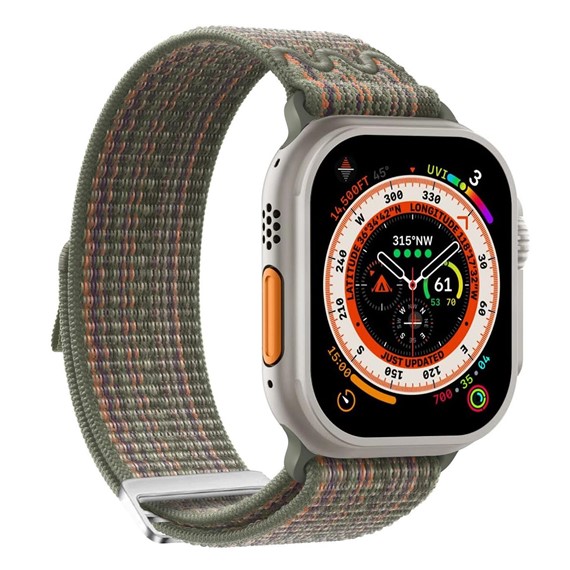 Microsonic Apple Watch SE 2022 44mm Kordon Terra Strand Koyu Yeşil 1