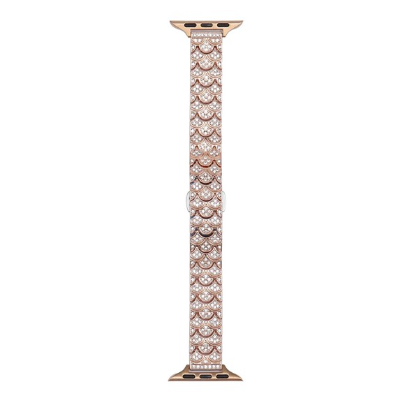 Microsonic Apple Watch Ultra Kordon Metal Fish Tail Style Rose Gold 1