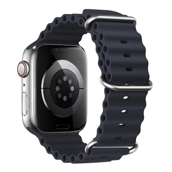 Microsonic Apple Watch SE 40mm Kordon Aqua Belt Lacivert 1