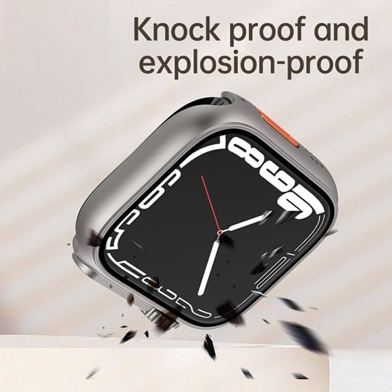 Microsonic Huawei Watch Fit 3 Kılıf Apple Watch Ultra Dönüştürücü Ekran Koruyucu Kasa Yıldız Işığı 9