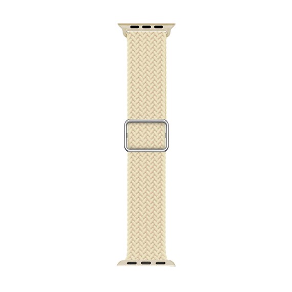 Microsonic Apple Watch Ultra Kordon Knitted Fabric Loop Bej 1