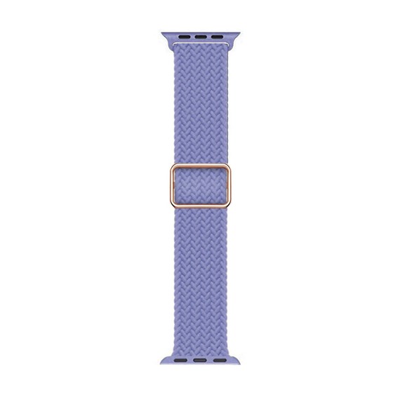Microsonic Apple Watch Series 9 41mm Kordon Braided Loop Band Lila 1