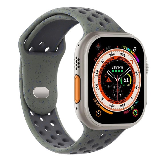 Microsonic Apple Watch Series 6 40mm Kordon Flame Circle Yeşil 1