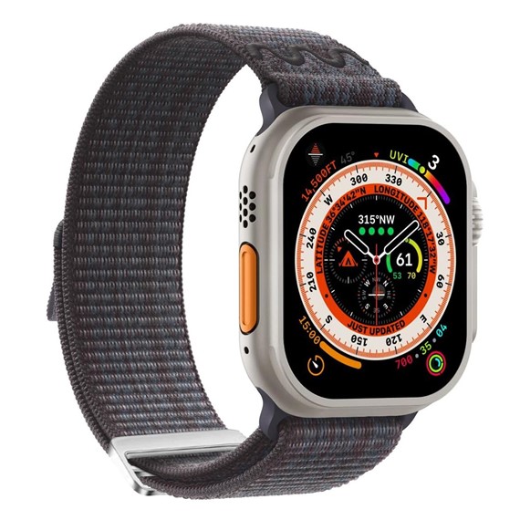 Microsonic Apple Watch Series 6 40mm Kordon Terra Strand Siyah 1