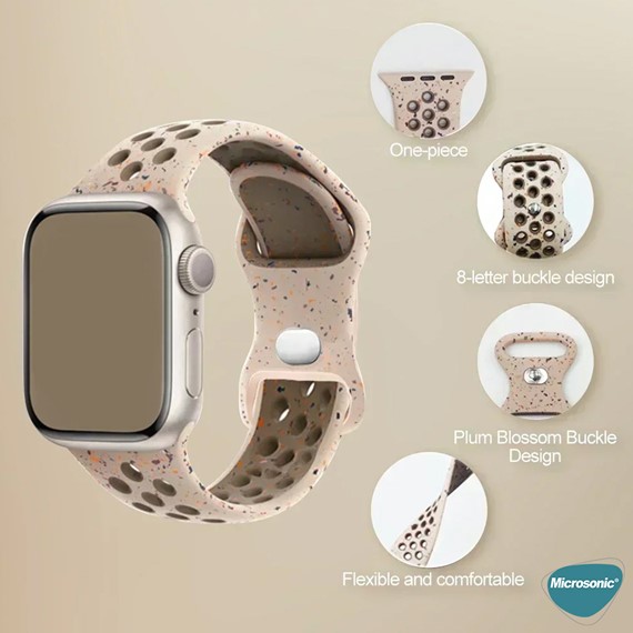 Microsonic Apple Watch Series 6 44mm Kordon Flame Circle Yavruağzı 2