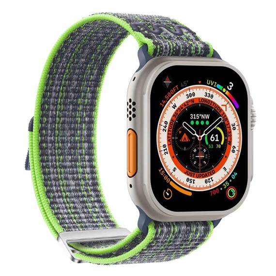 Microsonic Apple Watch Series 6 44mm Kordon Terra Strand Yeşil 1