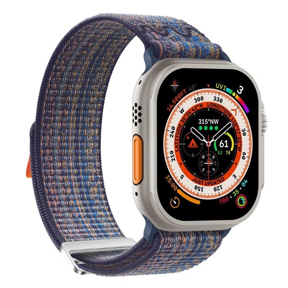 Microsonic Apple Watch Series 7 41mm Kordon Terra Strand Mor 1