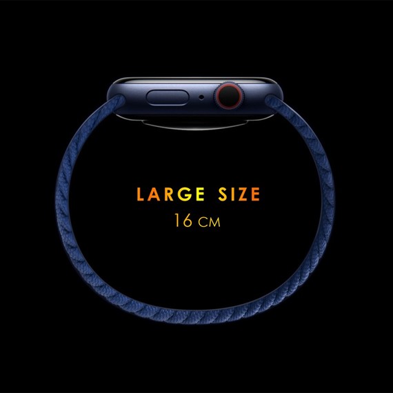 Microsonic Apple Watch Series 7 45mm Kordon Large Size 160mm Knitted Fabric Single Loop Pride Edition 2