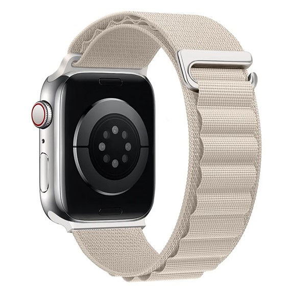 Microsonic Apple Watch Series 8 45mm Kordon Alps Spin Bej 1