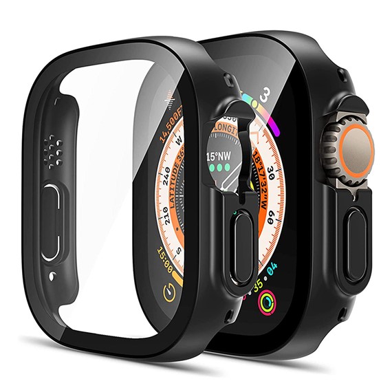 Microsonic Apple Watch Ultra 2 Kılıf Matte Premium WatchBand Siyah 1