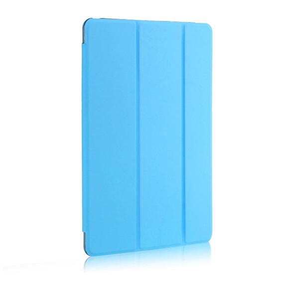 Microsonic Apple iPad Pro 12 9 2021 5 Nesil Kılıf A2378-A2461-A2379-A2462 Slim Translucent Back Smart Cover Mavi 2