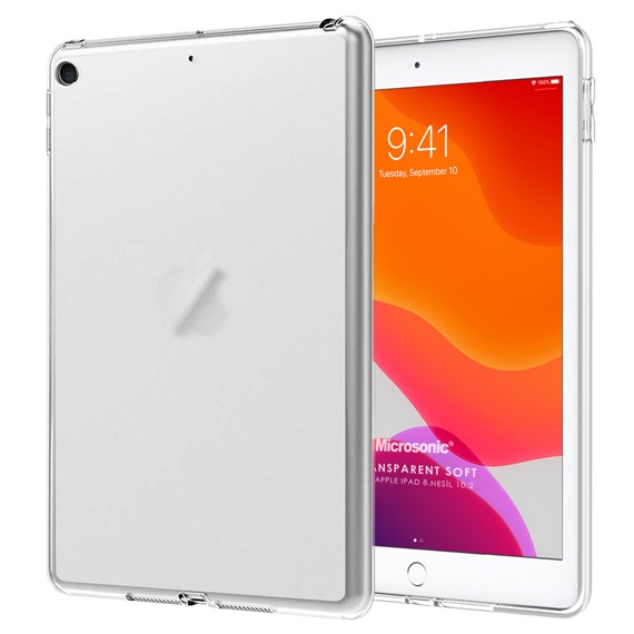 Microsonic Apple iPad 10 2 8 Nesil A2270-A2428-A2429-A2430 Kılıf Transparent Soft Beyaz 1