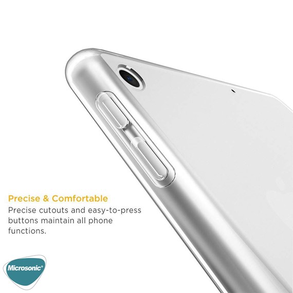 Microsonic Apple iPad 10 2 8 Nesil A2270-A2428-A2429-A2430 Kılıf Transparent Soft Beyaz 4