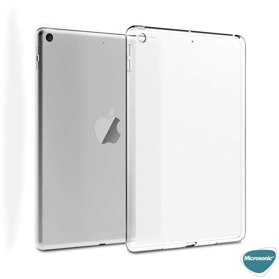 Microsonic Apple iPad 10 2 9 Nesil A2602-A2604-A2603-A2605 Kılıf Transparent Soft Beyaz 5