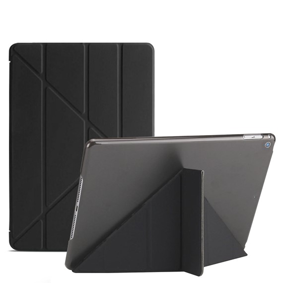 Microsonic Apple iPad 9 7 2017 A1822-A1823 Folding Origami Design Kılıf Siyah 1