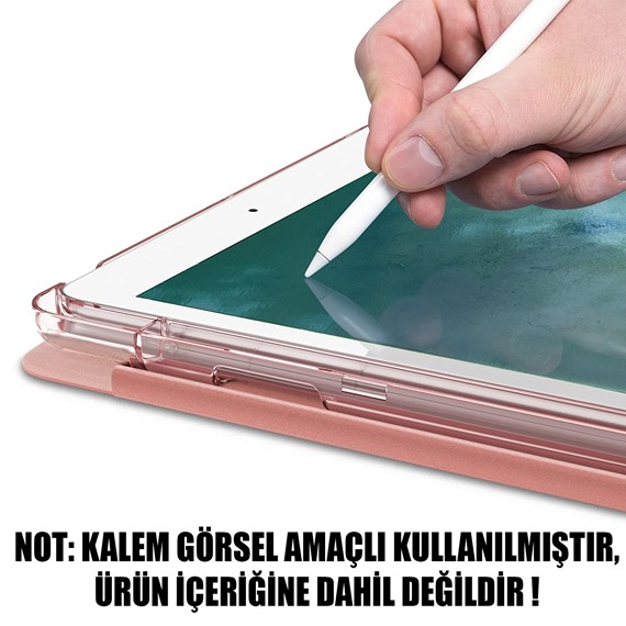 Microsonic Apple iPad 10 Nesil 10 9 Kılıf A2696-A2757-A2777 Origami Pencil Koyu Yeşil 3