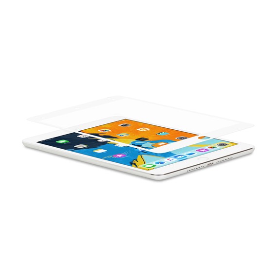 Microsonic Apple iPad Pro 9 7 A1673-A1674-A1675 Tam Kaplayan Temperli Cam Ekran Koruyucu Beyaz 4