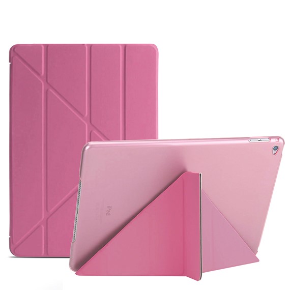 Microsonic Apple iPad Air 2 A1566-A1567 Folding Origami Design Kılıf Pembe 1