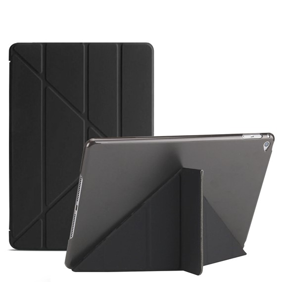 Microsonic Apple iPad Air 2 A1566-A1567 Folding Origami Design Kılıf Siyah 1