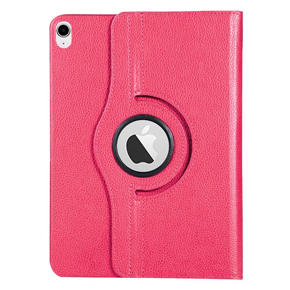 Microsonic Apple iPad Air 4 2020 Kılıf 360 Rotating Stand Deri Pembe 2