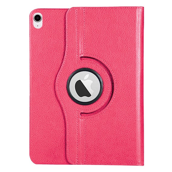 Microsonic Apple iPad Air 4 2020 Kılıf 360 Rotating Stand Deri Pembe 2