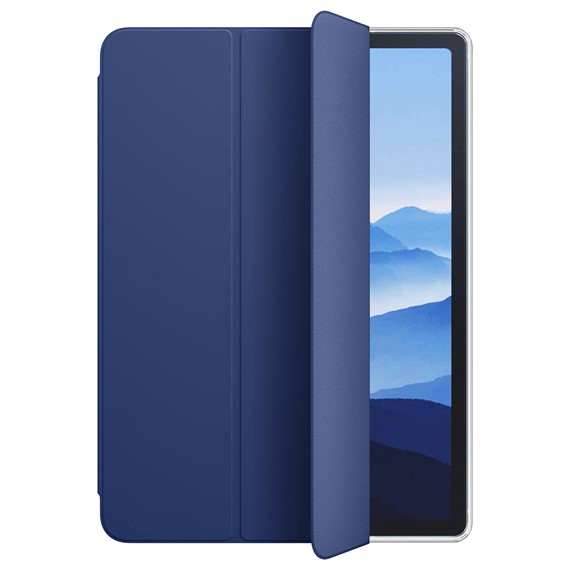 Microsonic Apple iPad Air 5 Nesil 2022 Kılıf A2588-A2589-A2591 Slim Translucent Back Smart Cover Lacivert 2