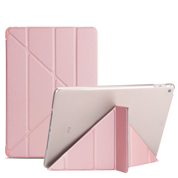Microsonic Apple iPad Air A1474-A1475-A1476 Folding Origami Design Kılıf Rose Gold 1