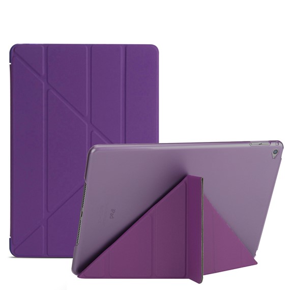 Microsonic Apple iPad Mini 4 A1538-A1550 Folding Origami Design Kılıf Mor 1