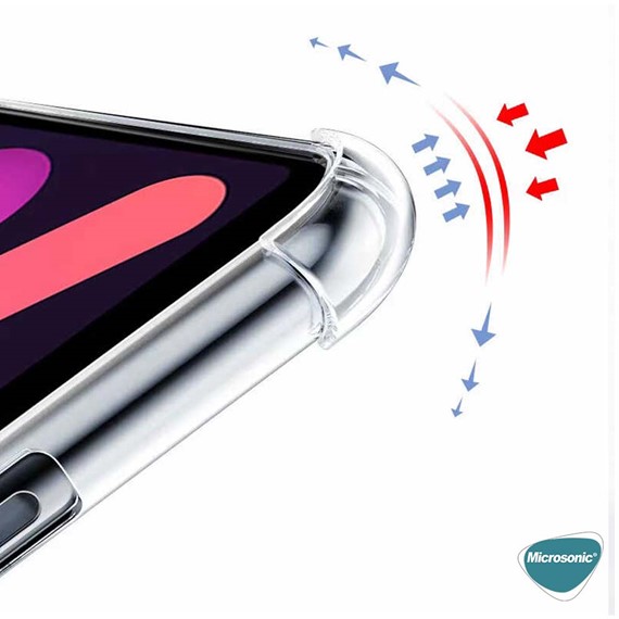 Microsonic Apple iPad 10 Nesil 10 9 Kılıf A2696-A2757-A2777 Shock Absorbing Şeffaf 7