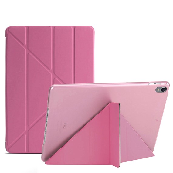 Microsonic Apple iPad Pro 10 5 A1701-A1709-A1852 Folding Origami Design Kılıf Pembe 1
