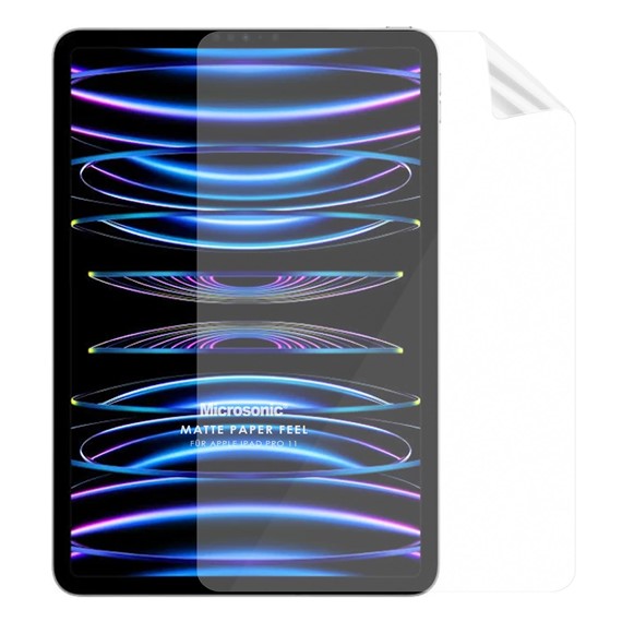Microsonic Apple iPad Air 4 Nesil A2316-A2324-A2325-A2072 Paper Feel Kağıt Dokulu Mat Ekran Koruyucu 1