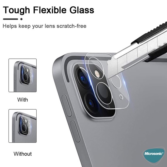 Microsonic Apple iPad Pro 11 2020 2 Nesil Kamera Lens Koruma Camı 3