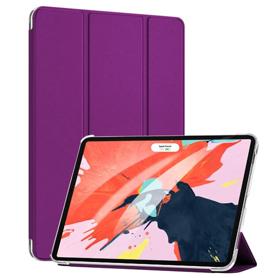 Microsonic Apple iPad Pro 11 2022 4 Nesil Kılıf A2759-A2435-A2761-A2762 Smart Case ve Arka Kapak Mor 1