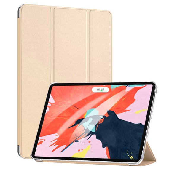 Microsonic Apple iPad 11 2018 A1980-A2013-A1934-A1979 Smart Case ve arka Kılıf Gold 1