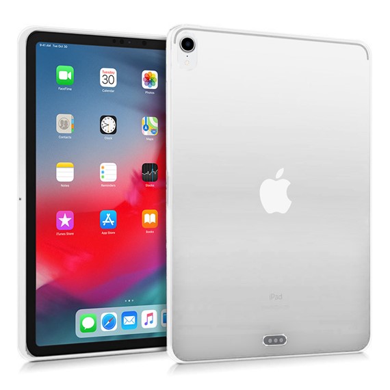 Microsonic Apple iPad Pro 11 2018 A1980-A2013-A1934-A1979 Kılıf Transparent Soft Beyaz 1