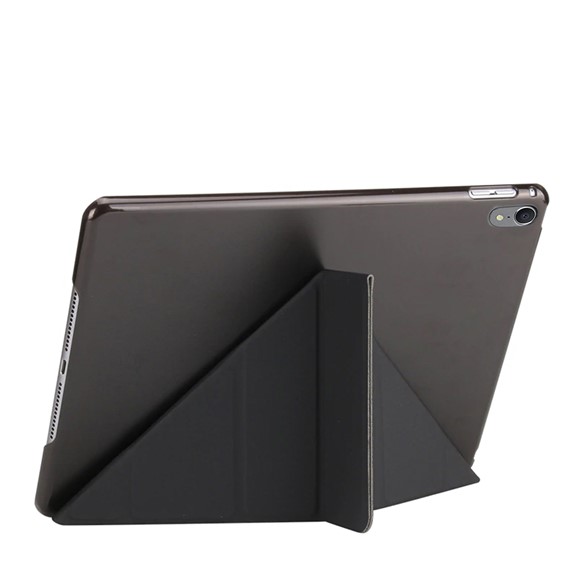 Microsonic Apple iPad Pro 12 9 2018 A1876-A2014-A1895-A1983 Folding Origami Design Kılıf Siyah 2