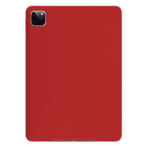 Microsonic Apple iPad Pro 12 9 2022 6 Nesil Kılıf A2436-A2764-A2437-A2766 Matte Silicone Kırmızı 2