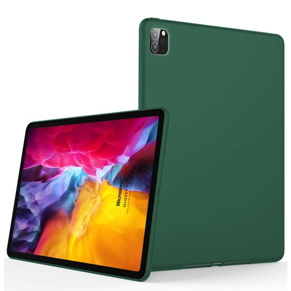 Microsonic Apple iPad Pro 12 9 2021 5 Nesil Kılıf A2378-A2461-A2379-A2462 Matte Silicone Yeşil 1