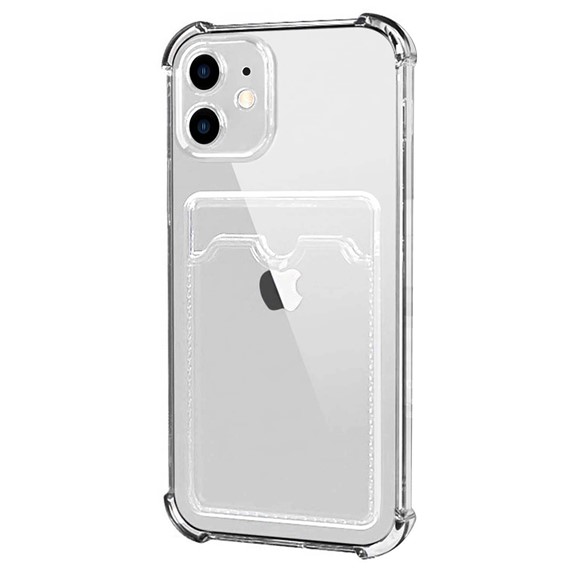 Microsonic Apple iPhone 11 Card Slot Shock Kılıf Şeffaf 2