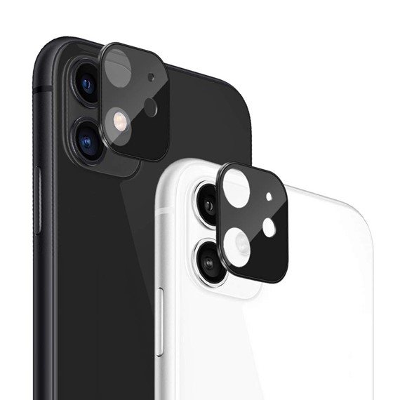 Microsonic Apple iPhone 11 6 1 Kamera Lens Koruma Camı V2 Siyah 4