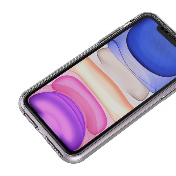 Microsonic Apple iPhone 11 6 1 Kılıf 6 tarafı tam full koruma 360 Clear Soft Şeffaf 4