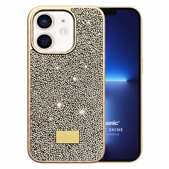 Microsonic Apple iPhone 12 Kılıf Cosmic Shine Gold 1