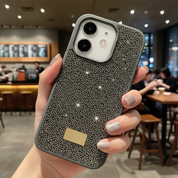 Microsonic Apple iPhone 12 Kılıf Cosmic Shine Koyu Gri 2