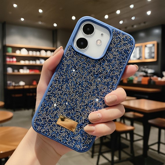 Microsonic Apple iPhone 12 Kılıf Cosmic Shine Lacivert 2